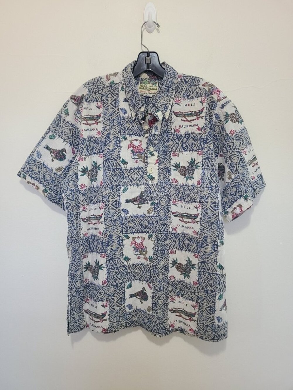VTG Reyn Spooner Mele Kalikimaka Limited Issue Hawaiian Traditions shirt size L